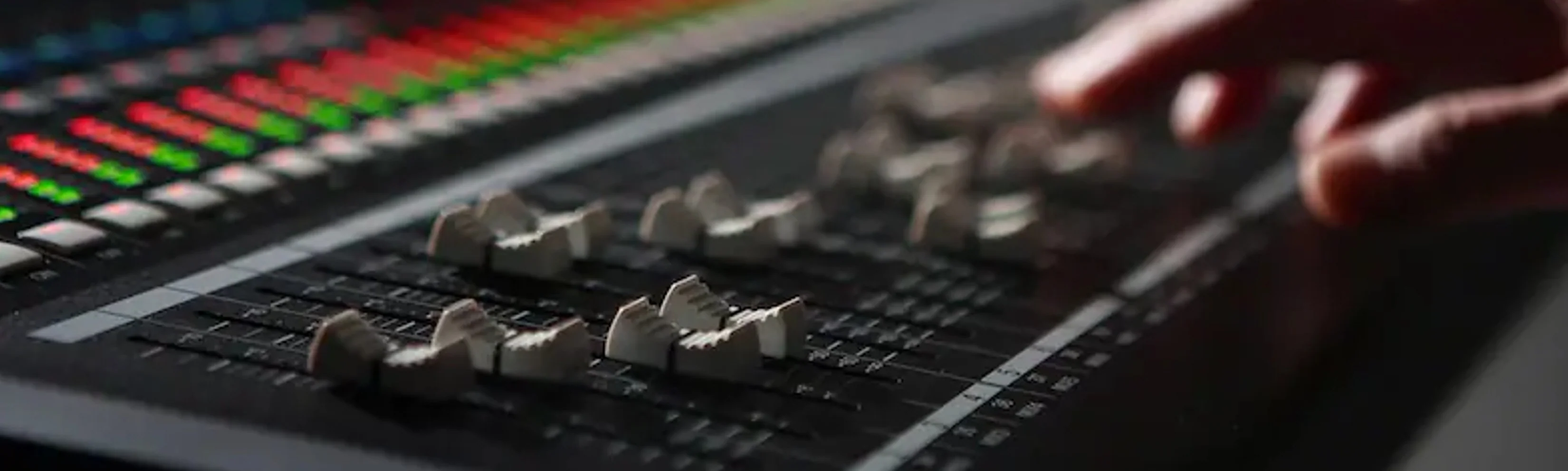 Yamaha digitalmixer ved et liveevent